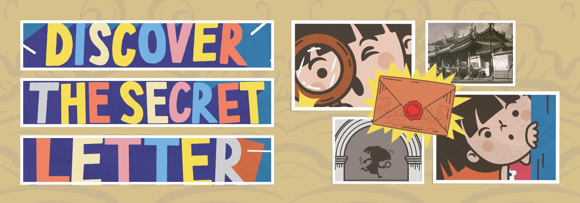 Discover secret letter banner